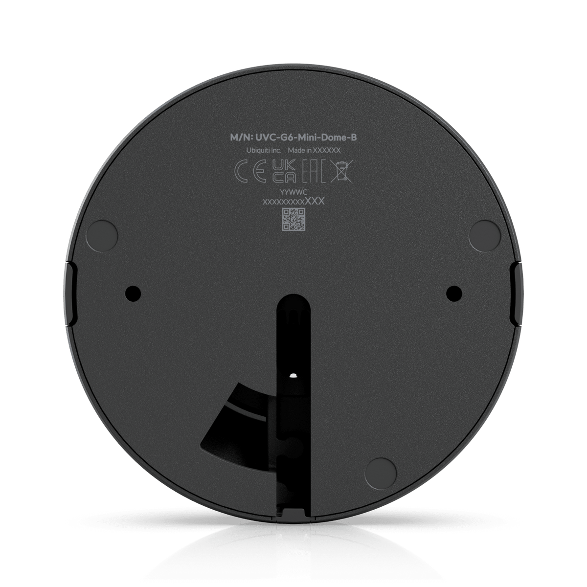 Ubiquiti UVC-G6-Mini-Dome - Black base and mounting slots