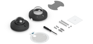 Ubiquiti UVC-G6-Mini-Dome - Black camera and mounting hardware
