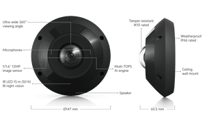 Ubiquiti UVC-G6-Pro-360 12MP Panoramic PoE+ Camera - ACE Peripherals