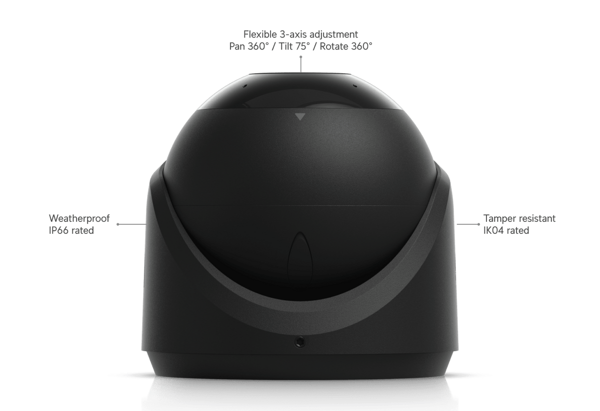 Ubiquiti UVC-G6-Turret G6 4K AI PoE Turret Camera - ACE Peripherals