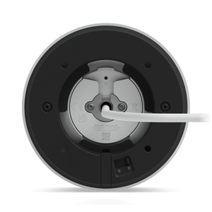 Ubiquiti G6 Turret White - underside and Ethernet cable routing