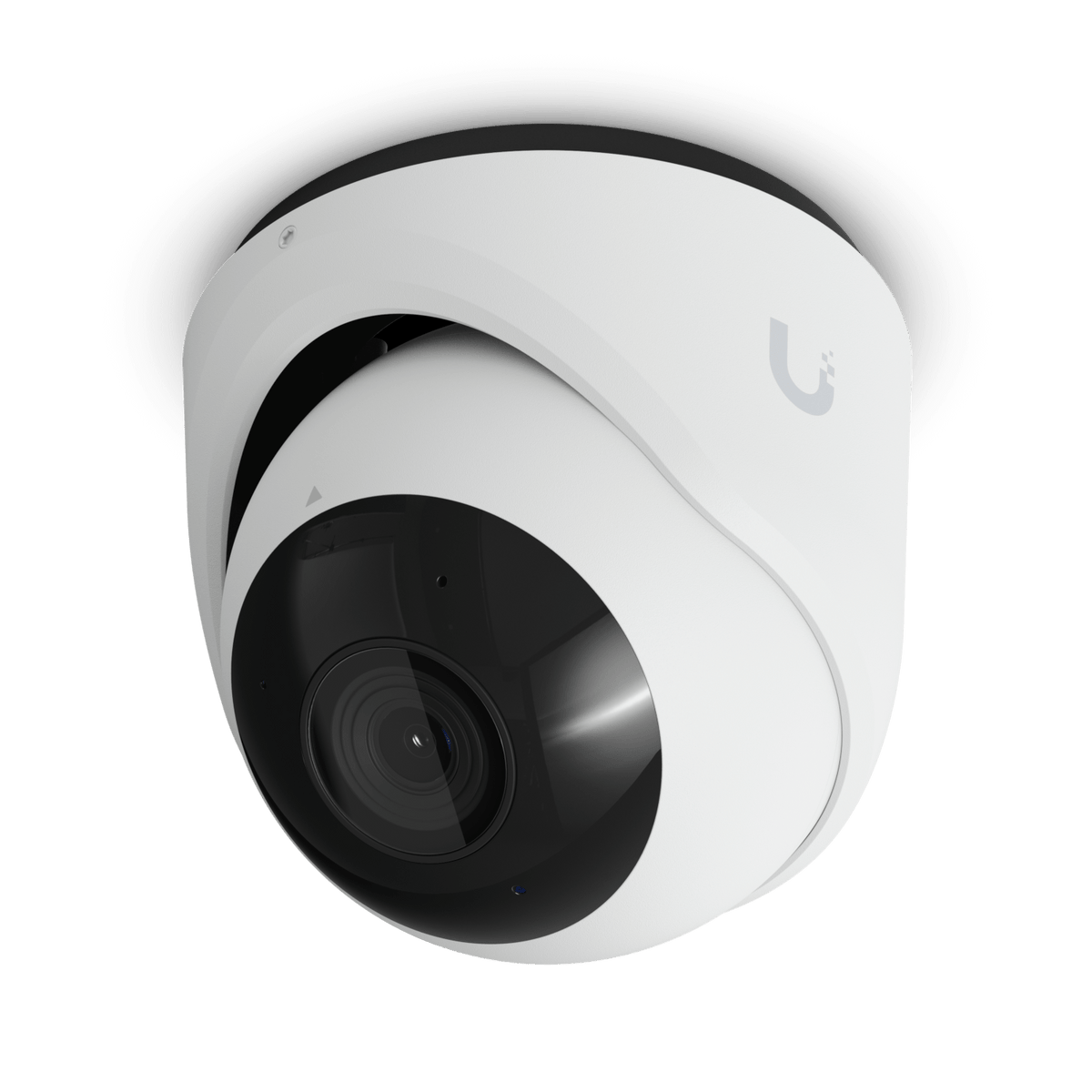 Ubiquiti G6 Turret White - ceiling orientation, angled front view
