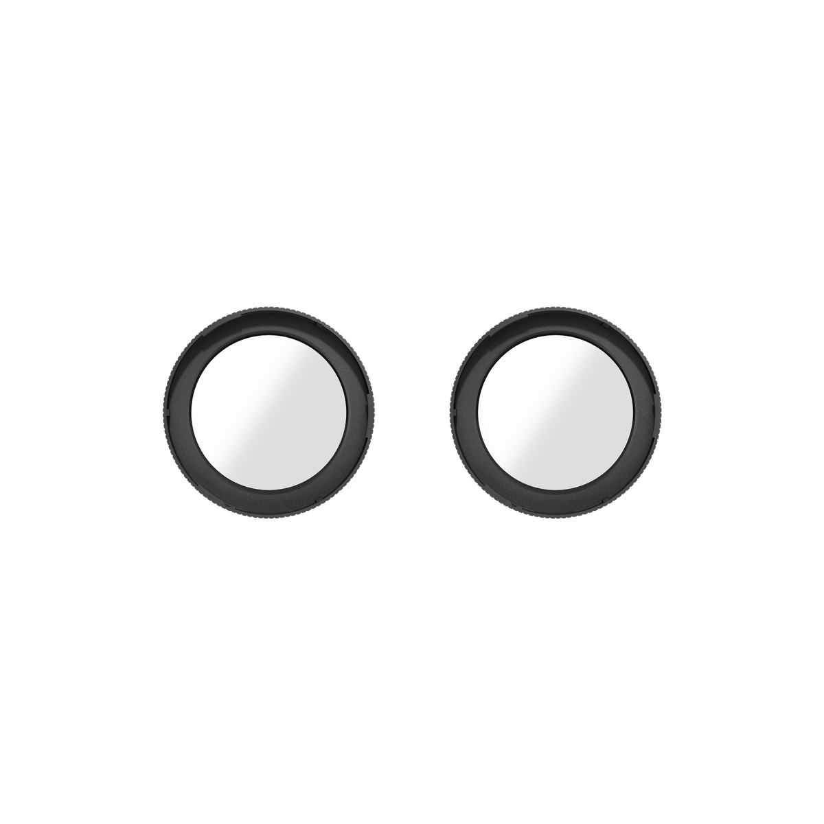 Reverse view of Antigravity Vision corrective lens inserts and mounting detail