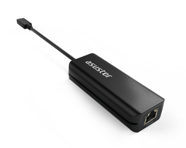 Asustor AS-U2.5G2 USB3.2 Type-C to 2.5GBASE-T Adapter (with USB-C to A Adapter) - ACE Peripherals