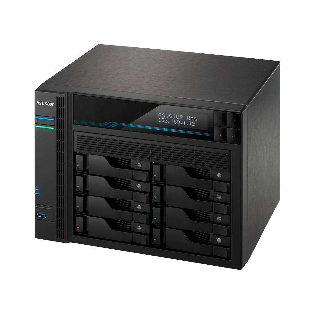 Asustor AS6508T LockerStor 8 8-Bay Tower NAS - ACE Peripherals