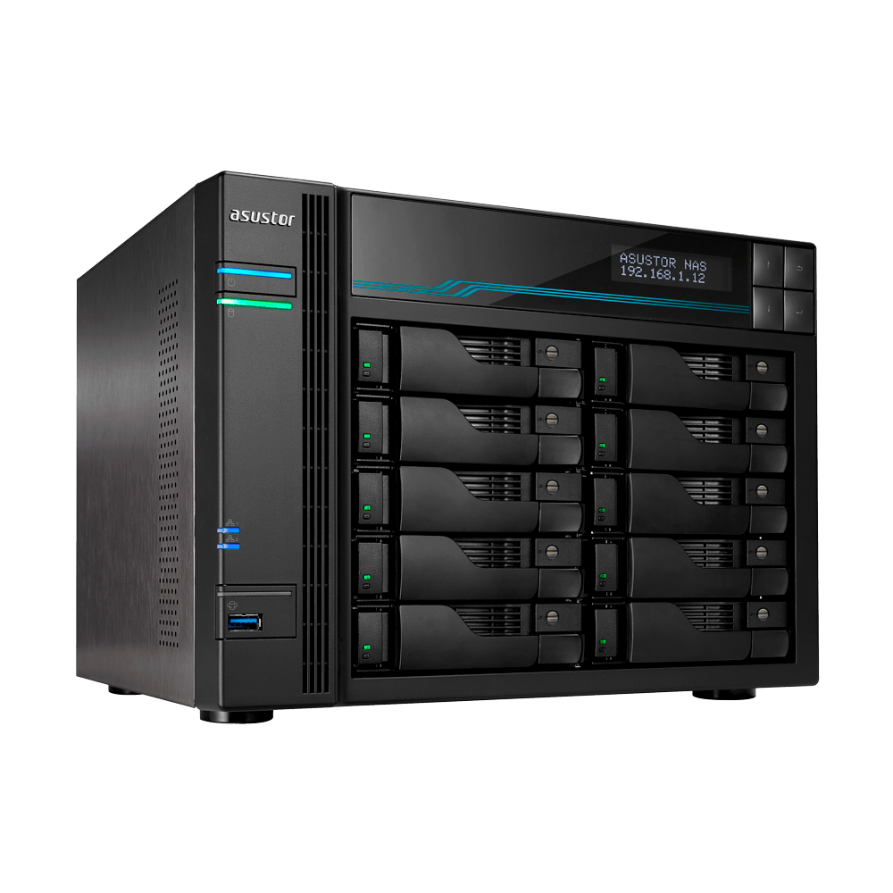 Asustor AS6510T LockerStor 10 10-Bay Tower NAS - ACE Peripherals