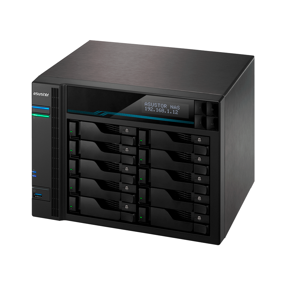 Asustor AS6510T LockerStor 10 10-Bay Tower NAS - ACE Peripherals