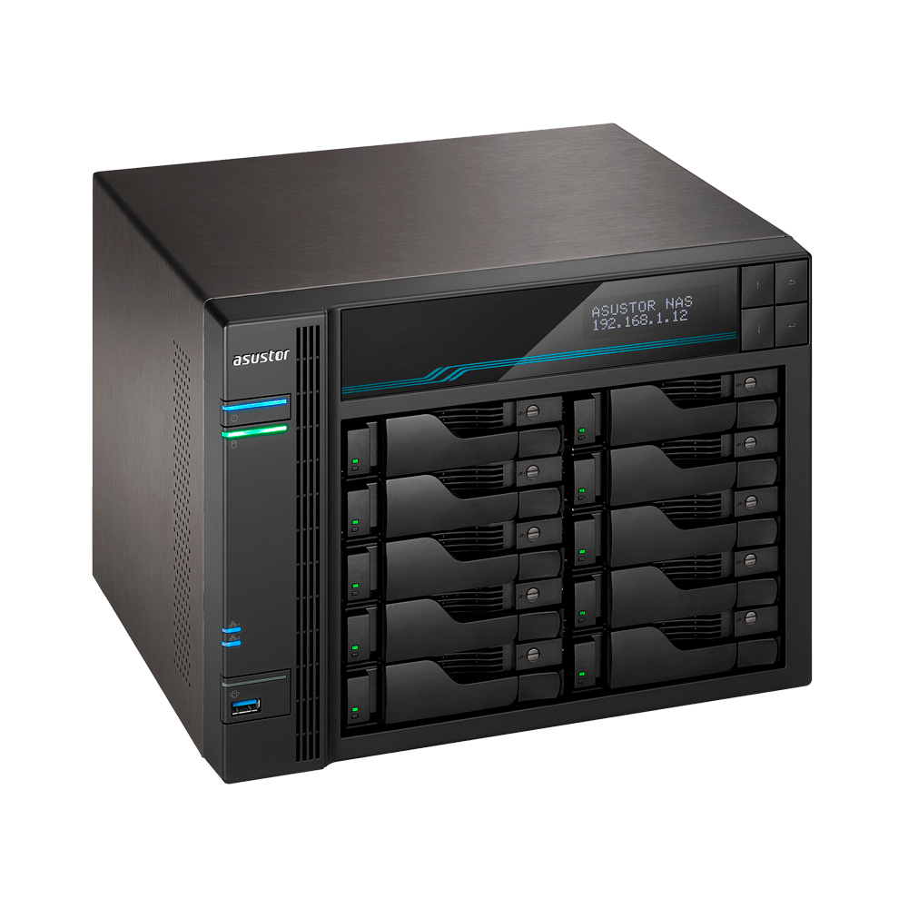 Asustor AS6510T LockerStor 10 10-Bay Tower NAS - ACE Peripherals