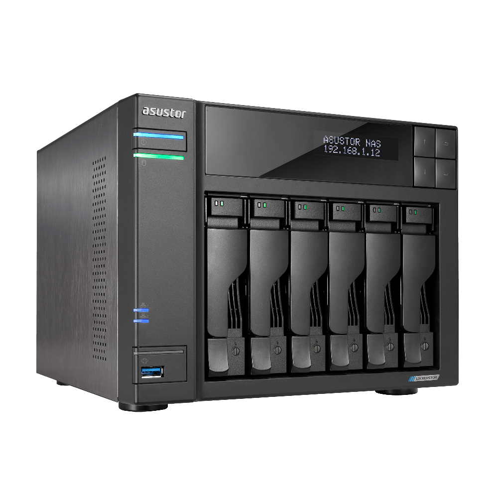 Asustor AS6706T LockerStor 6 Gen2 6-Bay Tower NAS - ACE Peripherals