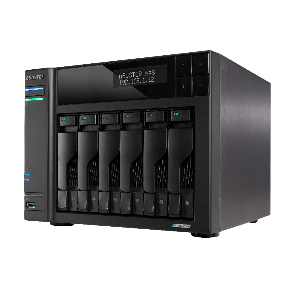 Asustor AS6706T LockerStor 6 Gen2 6-Bay Tower NAS - ACE Peripherals