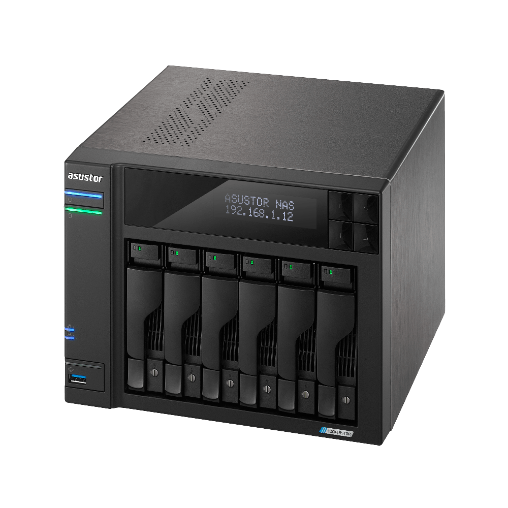Asustor AS6706T LockerStor 6 Gen2 6-Bay Tower NAS - ACE Peripherals