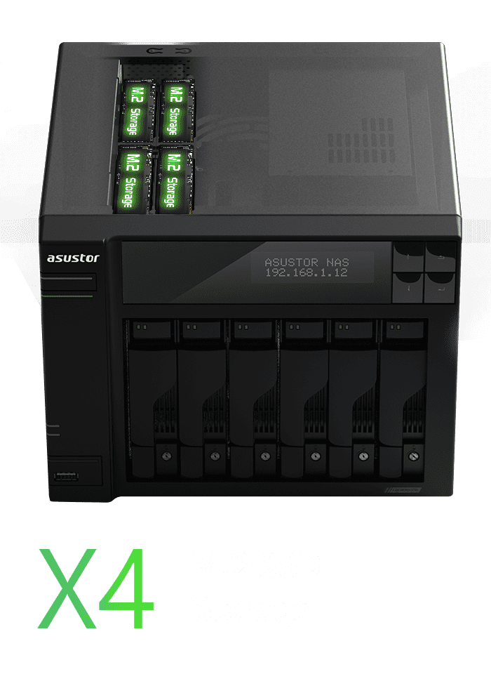Asustor AS6706T LockerStor 6 Gen2 6-Bay Tower NAS - ACE Peripherals