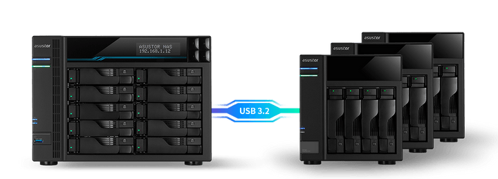 Asustor AS7110T LockerStor 10 Pro 10-Bay Tower NAS - ACE Peripherals