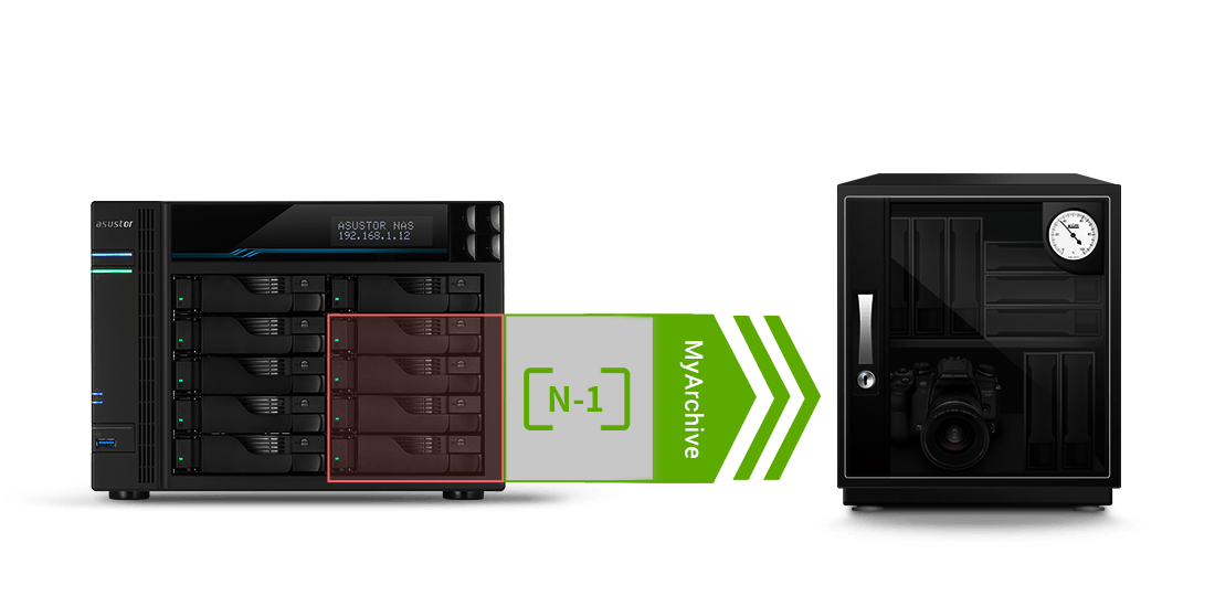 Asustor AS7110T LockerStor 10 Pro 10-Bay Tower NAS - ACE Peripherals
