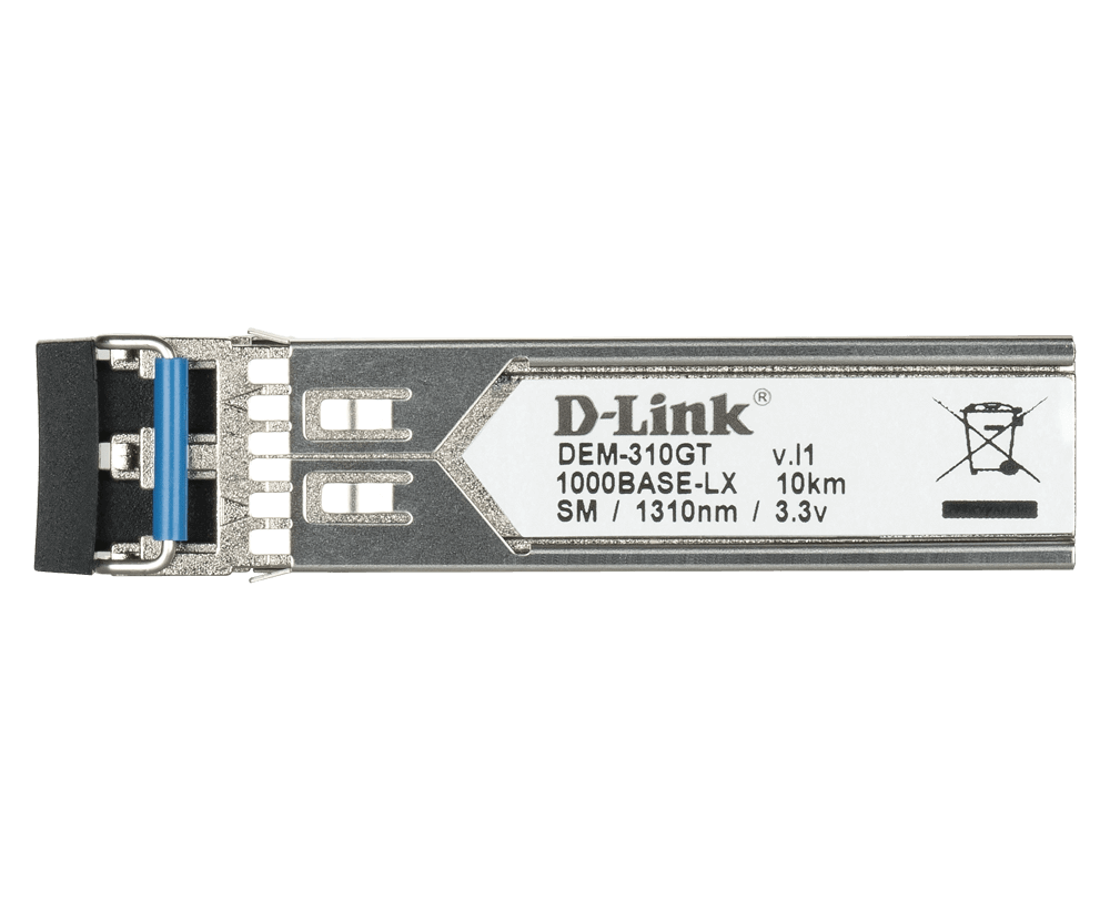 D-Link DEM-310GT 1000BASE-LX Single-Mode 10 Km LC SFP Transceiver - ACE Peripherals