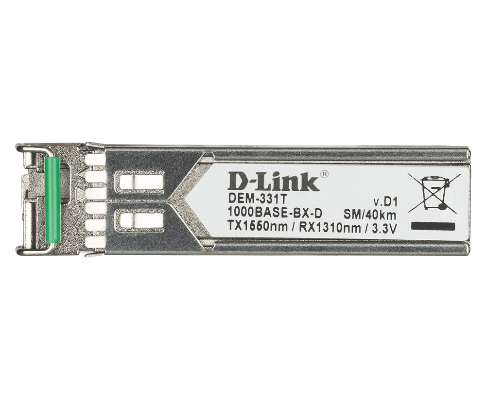 D-Link DEM-331T 1000BASE-BX-D Single-Mode 40 Km (TX-1550/RX-1310 nm) SFP Transceiver - ACE Peripherals