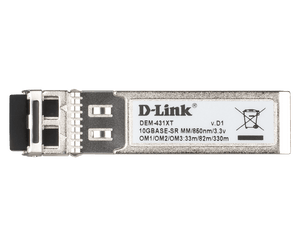 D-Link DEM-431XT 10GBASE-SR SFP+ Multi-Mode Transceiver (300m) - ACE Peripherals
