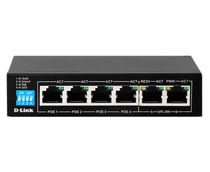 D-Link DES-F1006P-E 250M 8-Port Fast Ethernet Long Range PoE Switch - ACE Peripherals