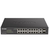 D-Link DGS-1100-18PV2 18-Port Gigabit PoE Smart Managed Switch - ACE Peripherals