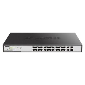 D-Link DGS-1100-26MPV2 26-Port PoE Gigabit Smart Managed Switch - ACE Peripherals