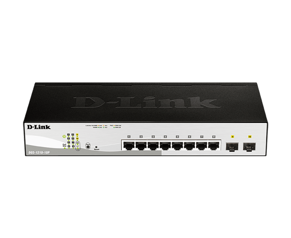 D-Link DGS-1210-10P10-Port Gigabit Smart Managed PoE Layer 2+ Switch - ACE Peripherals