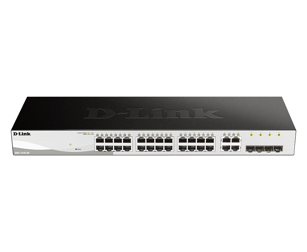 D-Link DGS-1210-28 24-Port Gigabit Smart Managed Switch With SFP - ACE Peripherals