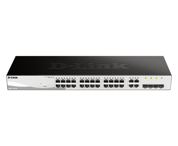 D-Link DGS-1210-28 24-Port Gigabit Smart Managed Switch With SFP - ACE Peripherals