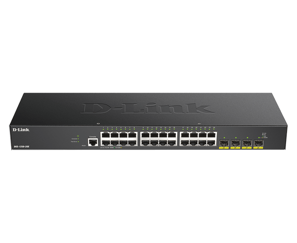 D-Link DGS-1250-28X 24-Port Gigabit Smart Managed Layer 2+ Switch With 10G SFP+ - ACE Peripherals