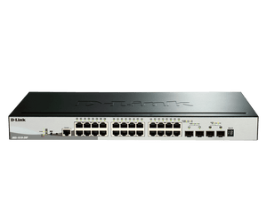D-Link DGS-1510-28P 28-Port Gigabit Stackable Smart Managed Layer 2+ Switch with 10G Uplinks - ACE Peripherals