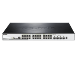 D-Link DGS-1510-28XMP 28-Port Gigabit Stackable Smart Managed Layer 2+ Switch with 10G Uplinks - ACE Peripherals