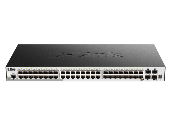 D-Link DGS-1510-52X 52-Port Gigabit Stackable Smart Managed Layer 3 Switch With 10G Uplinks - ACE Peripherals