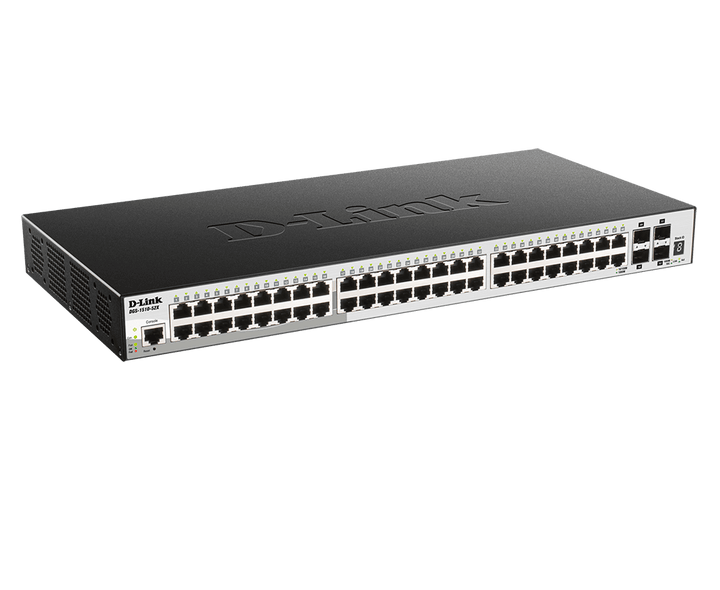 D-Link DGS-1510-52X 52-Port Gigabit Stackable Smart Managed Layer 3 Switch With 10G Uplinks - ACE Peripherals