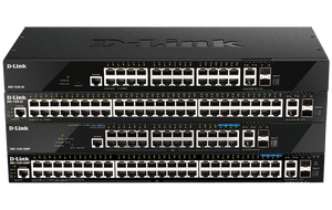 D-Link DGS-1520-52MP 52-Port Gigabit Smart Managed Stackable PoE+ Layer 3 Switch with 44 PoE+ 1000Base-T