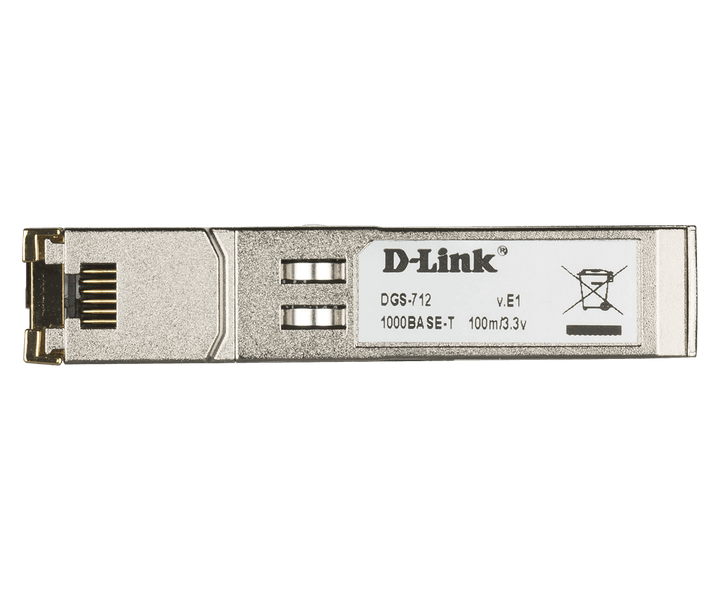 D-Link DGS-712 1000Base-T Copper SFP Transceiver - ACE Peripherals