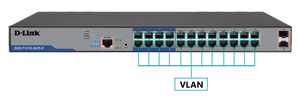 D-Link DGS-F1210-26PS-E 250M 24-Port Gigabit Long Range PoE Managed Switch with 2 SFP Ports - ACE Peripherals