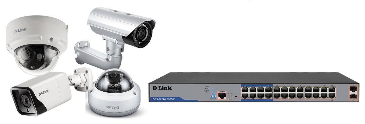 D-Link DGS-F1210-26PS-E 250M 24-Port Gigabit Long Range PoE Managed Switch with 2 SFP Ports - ACE Peripherals