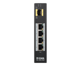 D-Link DIS-100G-5PSW 4-Port Gigabit Unmanaged Industrial POE Switch with SFP - ACE Peripherals