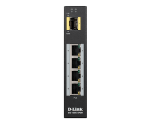 D-Link DIS-100G-5PSW 4-Port Gigabit Unmanaged Industrial POE Switch with SFP - ACE Peripherals