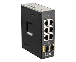 D-Link DIS-100G-8SW 6-Port Gigabit Unmanaged Industrial Switch with SFP - ACE Peripherals