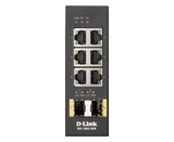 D-Link DIS-100G-8SW 6-Port Gigabit Unmanaged Industrial Switch with SFP - ACE Peripherals