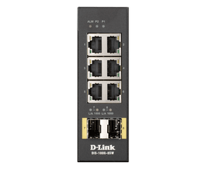 D-Link DIS-100G-8SW 6-Port Gigabit Unmanaged Industrial Switch with SFP - ACE Peripherals