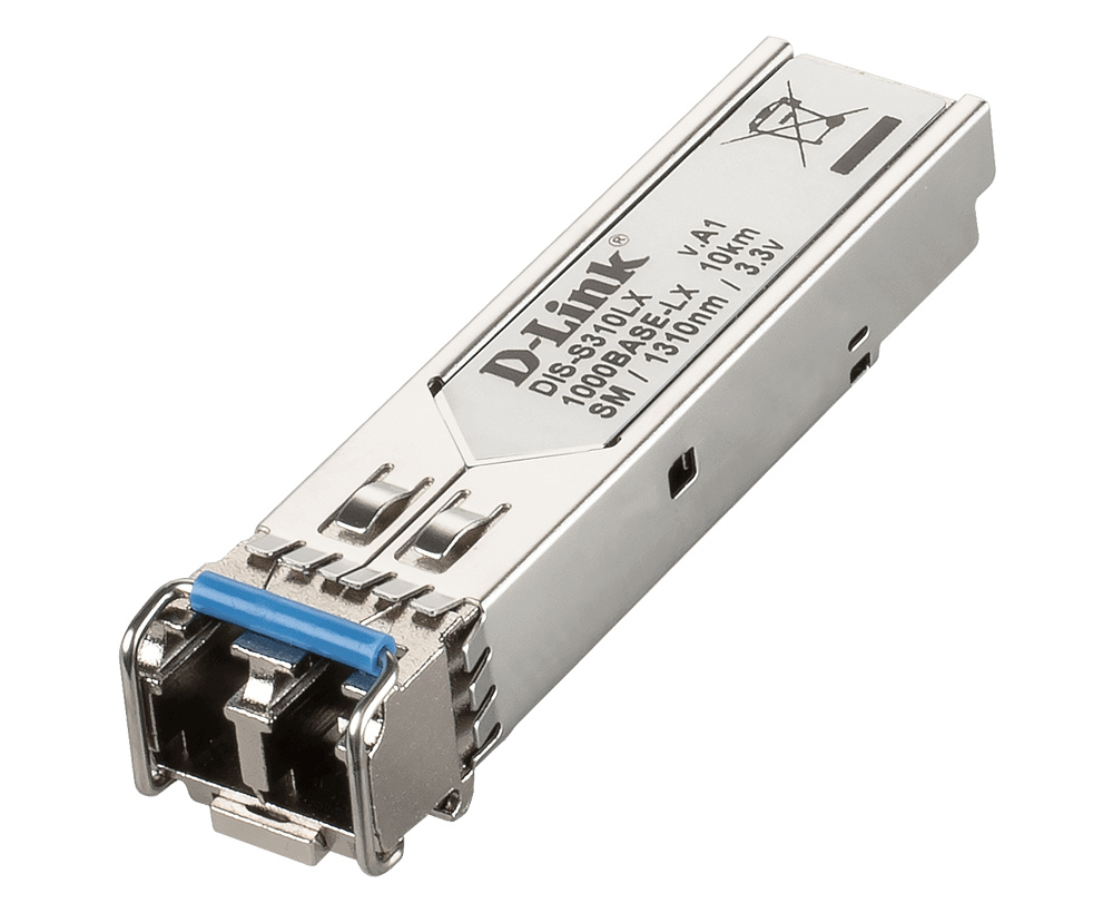 D-Link DIS-S310LX 1000Base-LX Single-Mode Industrial SFP Transceiver (10km) - ACE Peripherals