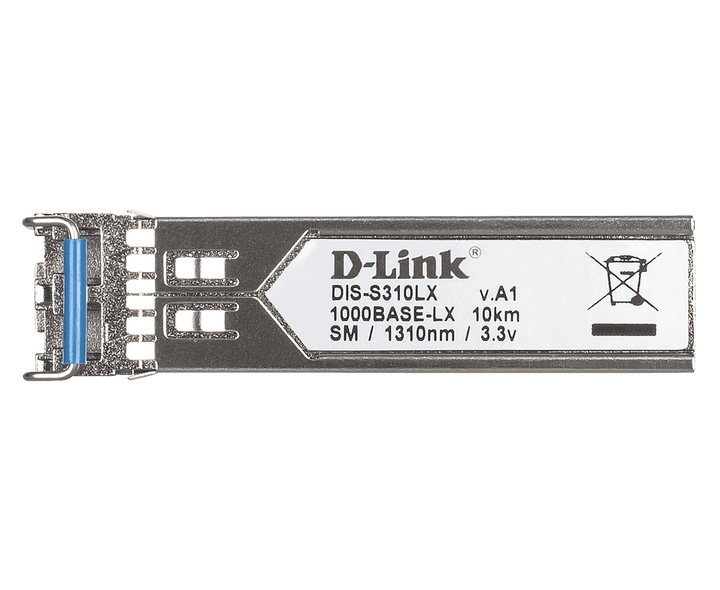D-Link DIS-S310LX 1000Base-LX Single-Mode Industrial SFP Transceiver (10km) - ACE Peripherals