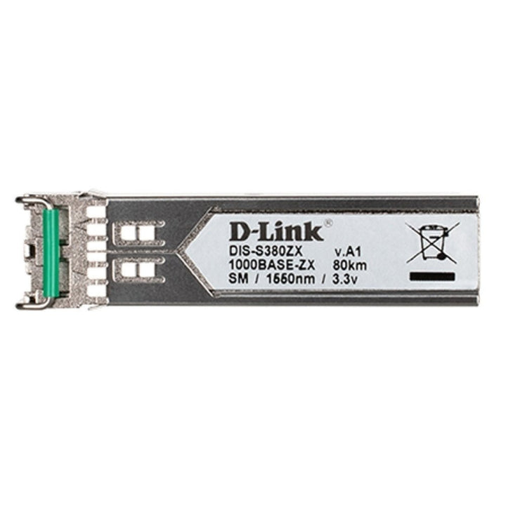 D-Link DIS-S380ZX 1000Base-ZX Single-Mode Industrial SFP Transceiver (80km) - ACE Peripherals