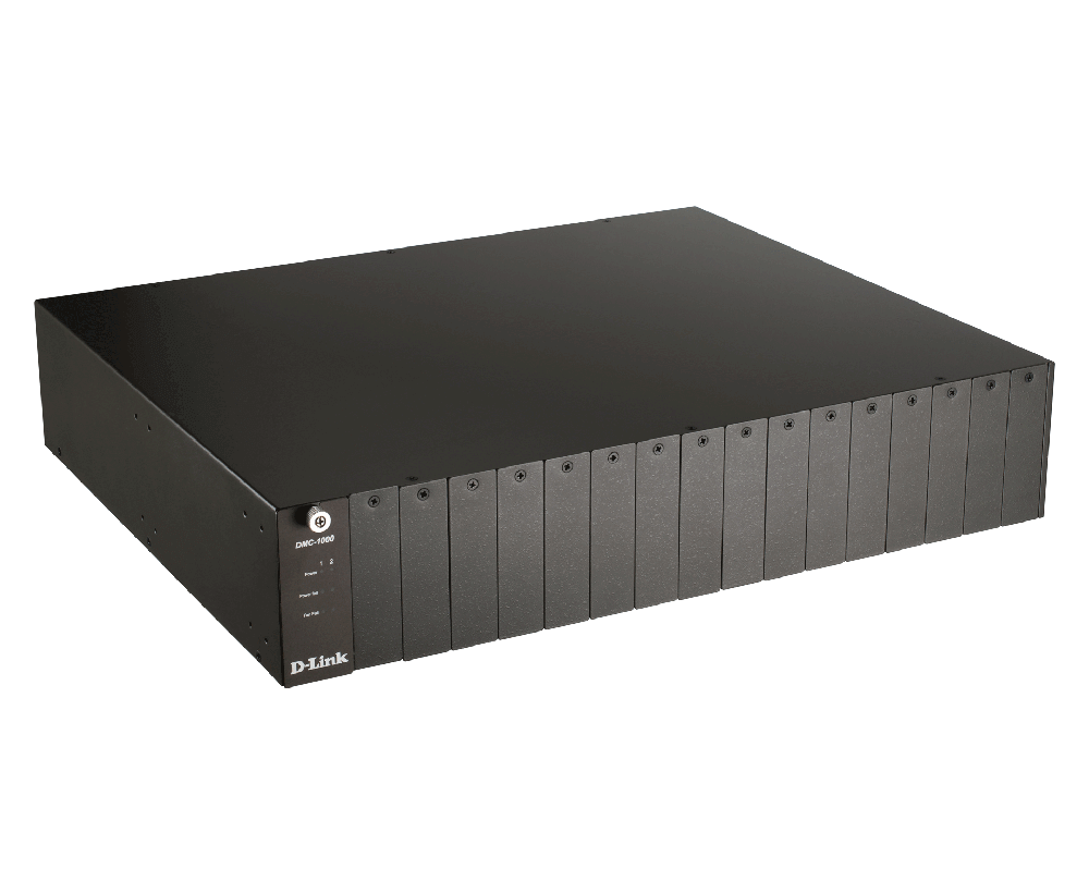 D-Link DMC-1000 19" Rackmount 16-Bay Media Converter Mounting Chassis - ACE Peripherals