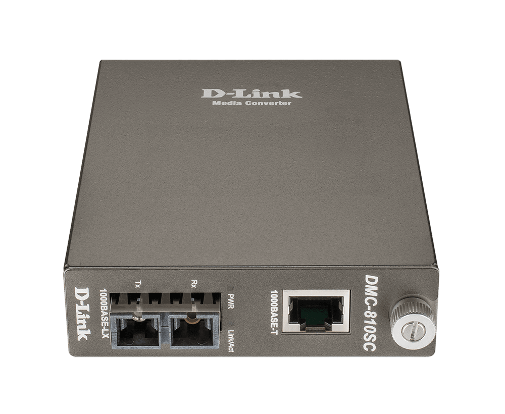 D-Link DMC-810SC 1000BaseT to 1000BaseLX (SC) Single-Mode Media Converter - ACE Peripherals