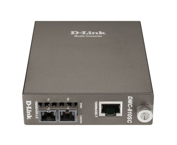 D-Link DMC-810SC 1000BaseT to 1000BaseLX (SC) Single-Mode Media Converter - ACE Peripherals