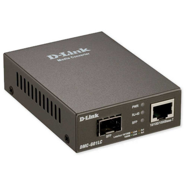 D-Link DMC-G01LC 1000BaseT to SFP Standalone Media Converter - ACE Peripherals