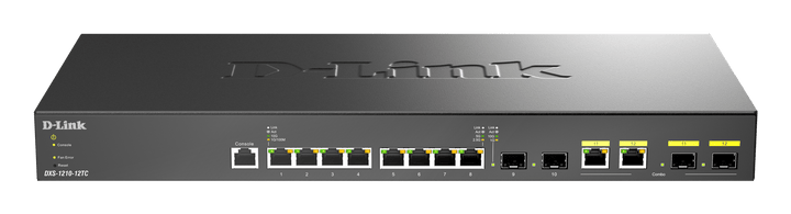 D-Link DXS-1210-12TC 12-Port 10G Smart Managed Switch - ACE Peripherals