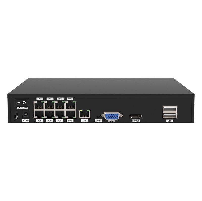 Foscam FN9108E-B4 8-Channel 5MP POE NVR Kits with Bullet Cameras - ACE Peripherals